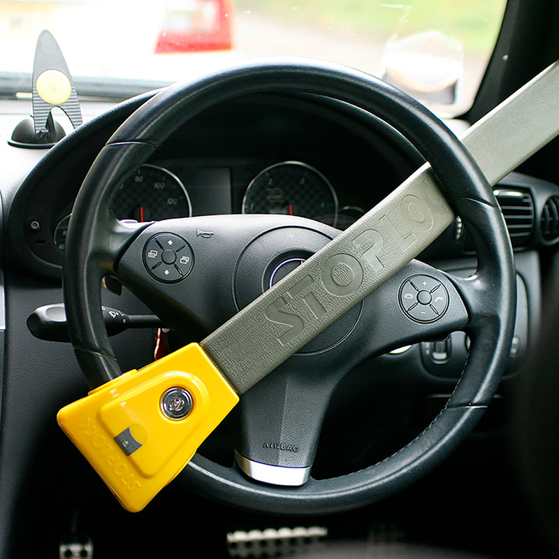 Stoplock Original - Antivol Bloque-Volant avec LED