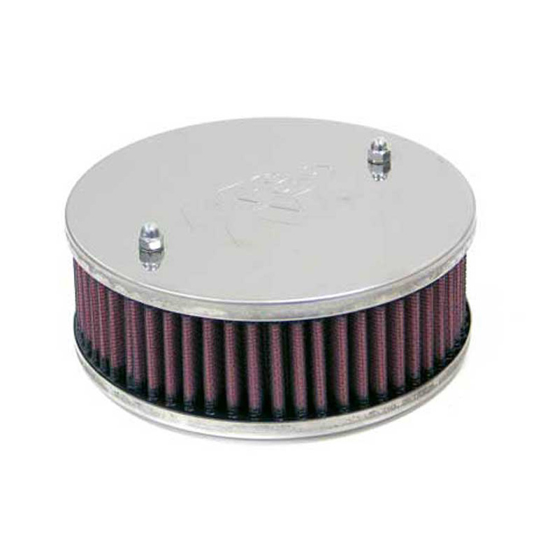 K&N Filtre à Air rond pour carburateur, diamètre 150 mm, Hauteur d'assemblage 45mm (56-9310)