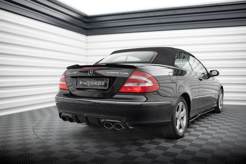 Diffuser Mercedes-Benz CLK W209 2002 - 2005 Maxton Glans Zwart