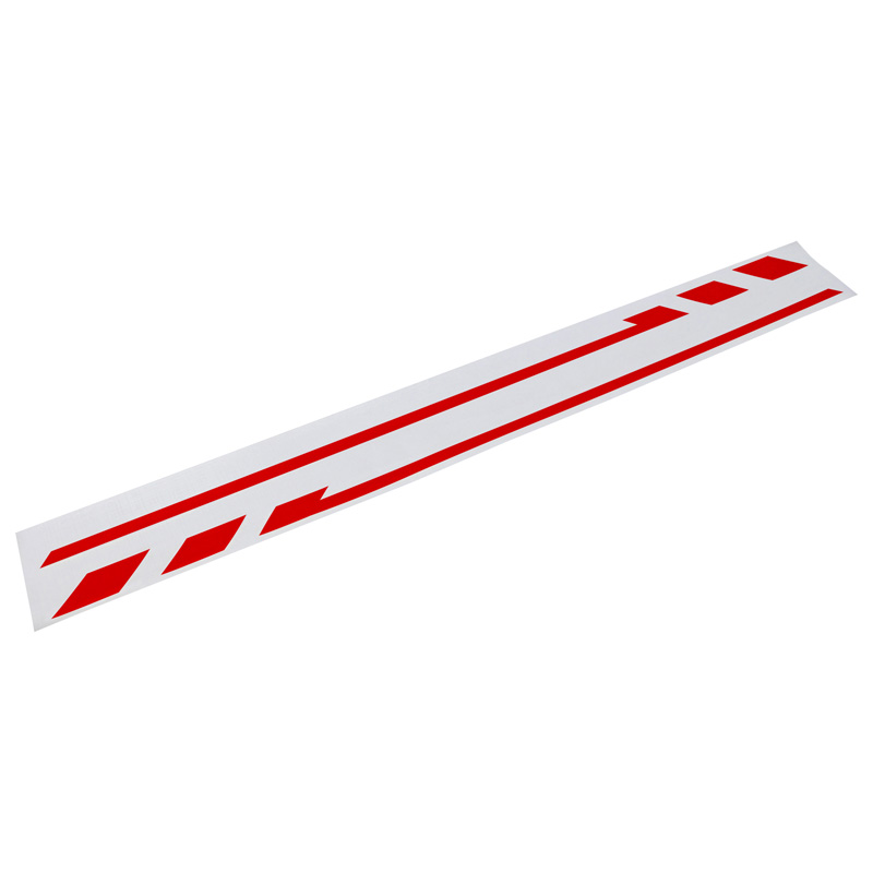 Foliatec PIN-Striping pour Coques de Rétroviseurs rouge - Largeur = 1,3cm: 2x 35,5cm