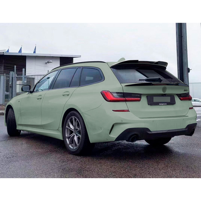 Becquet de toit (Spoiler Cap) sur mesure pour BMW Série 3 G21 Touring 2019- (ABS Noir Luisant)