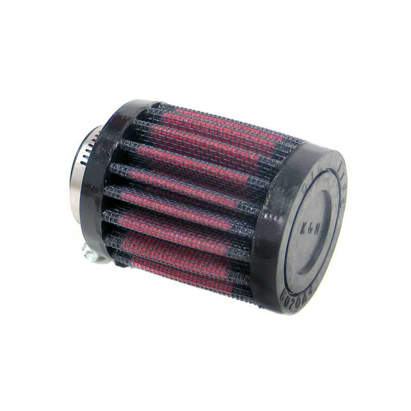K&N Filtre à Air Universel Cylindrique 19mm raccordement, 51mm diamètre, 64mm hauteur (RU-3630)