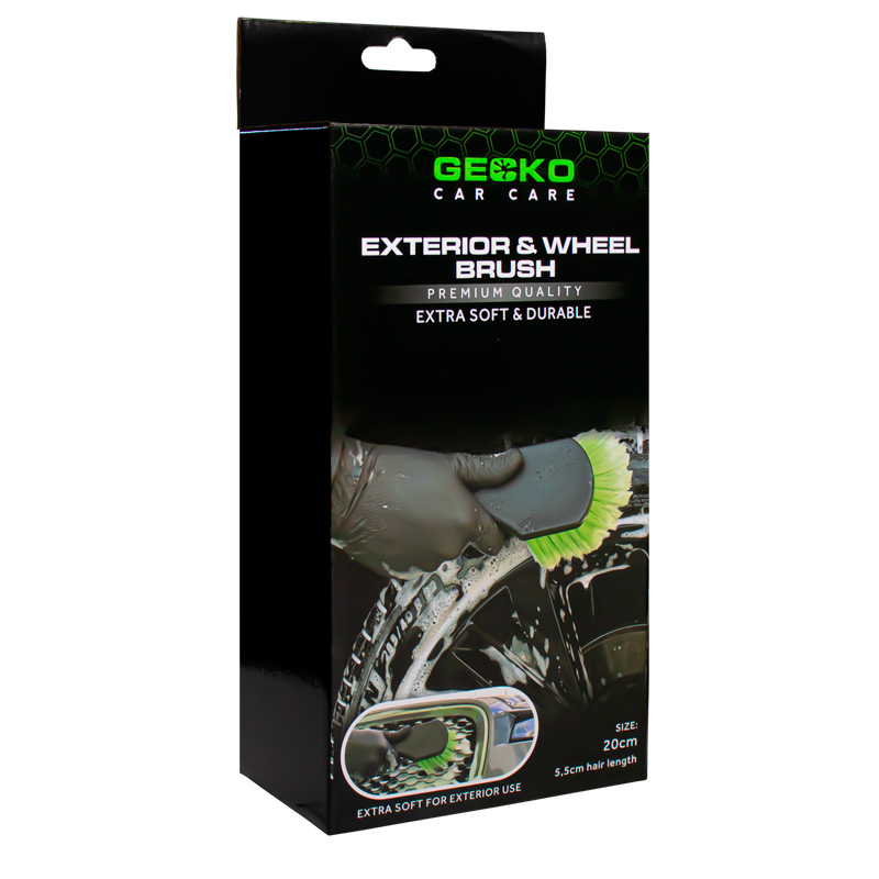 Gecko Brosse pour Extérieur et Roues 20cm