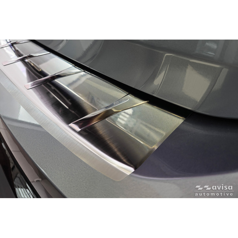 Protection de seuil arrière inox sur mesure pour Volkswagen ID.7 Tourer 2024- 'Ribs'