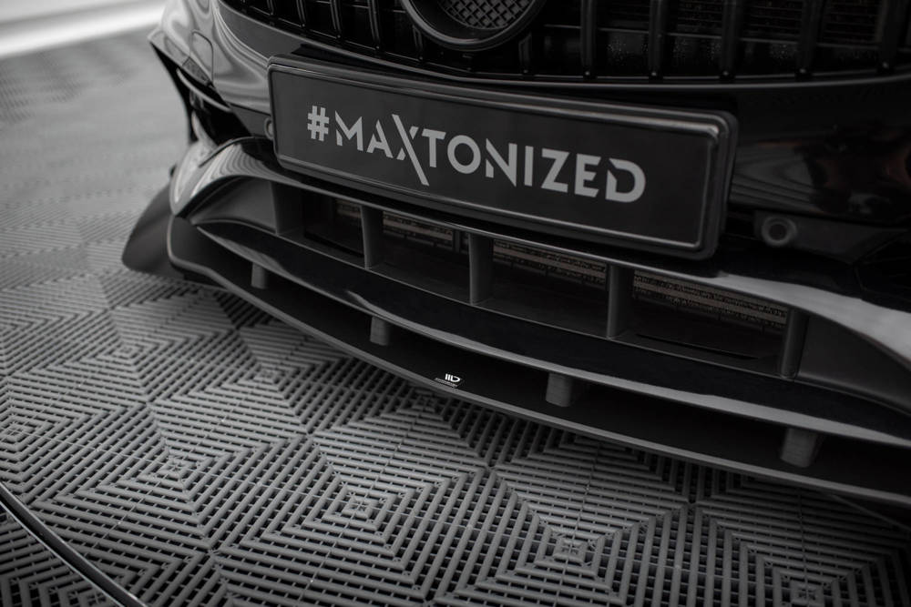 Voorspoiler met Canards Street Pro Mercedes A Klasse AMG Line W176 FL Maxton