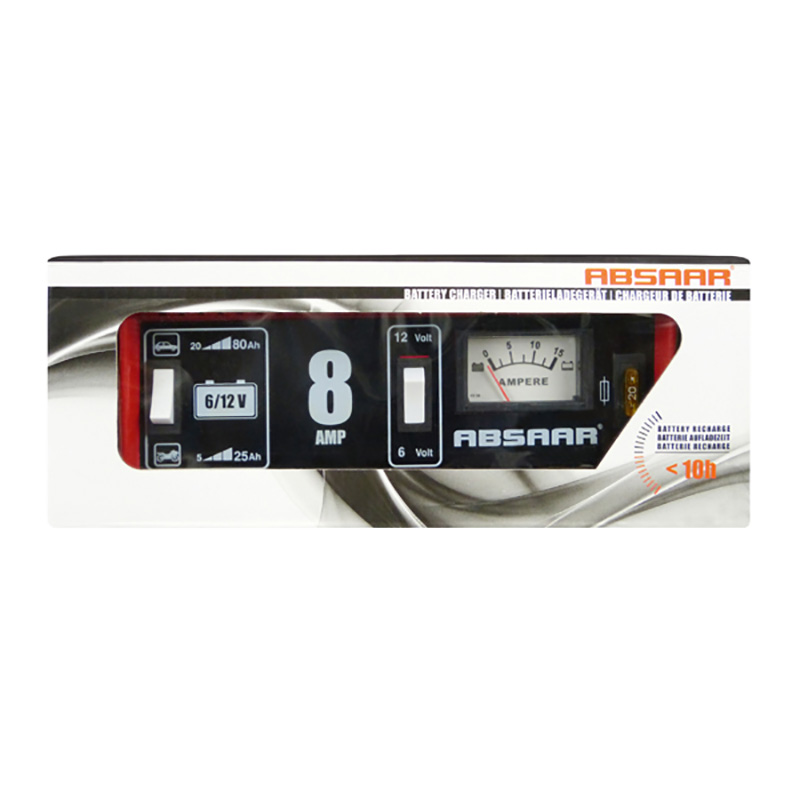 Absaar Chargeur de Batterie 6/12V 8A