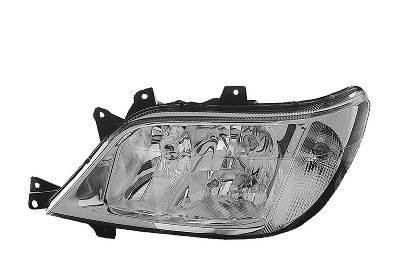 koplamp, Hella, H7+H3, rechts, 09/2002-Mercedes Sprinter, 1995-2