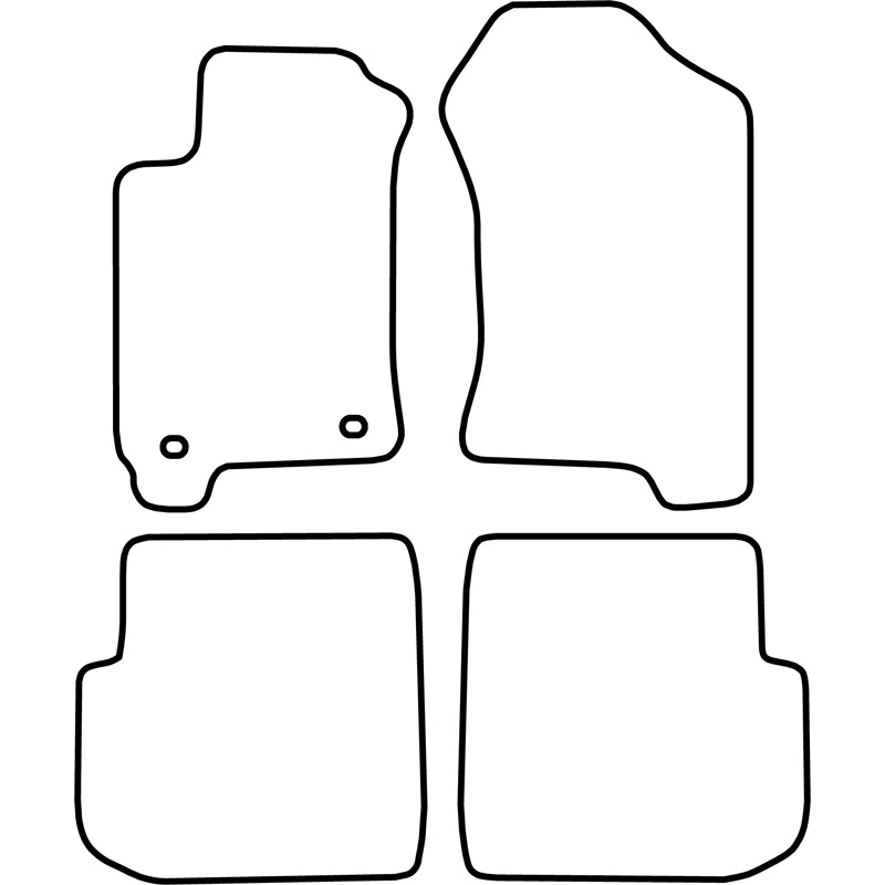 Set de tapis de sol sur mesure pour Subaru Forester 1997-2002