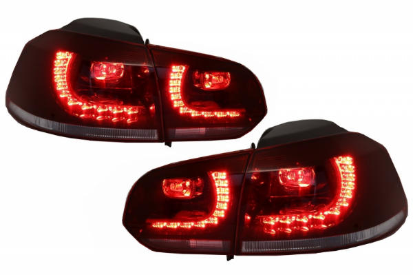 Taillights led VW Golf VI 10/08- R20 Dark Red