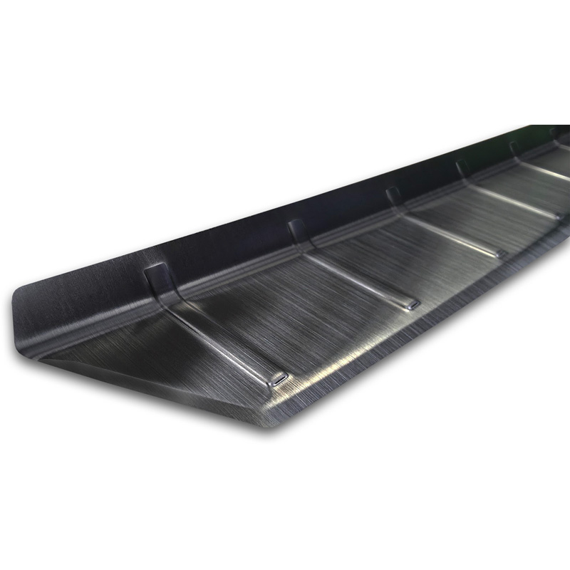 Avisa Protection de Seuil de Coffre Acier Inox sur mesure pour KIA EV3 GT 2024- - Noir - 2 pièces