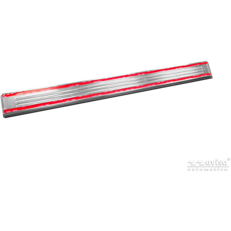 Avisa Seuils de portes inoxydable sur mesure pour VW Touran III 2015- incl. R-Line - 'Lines' - 4-pièces