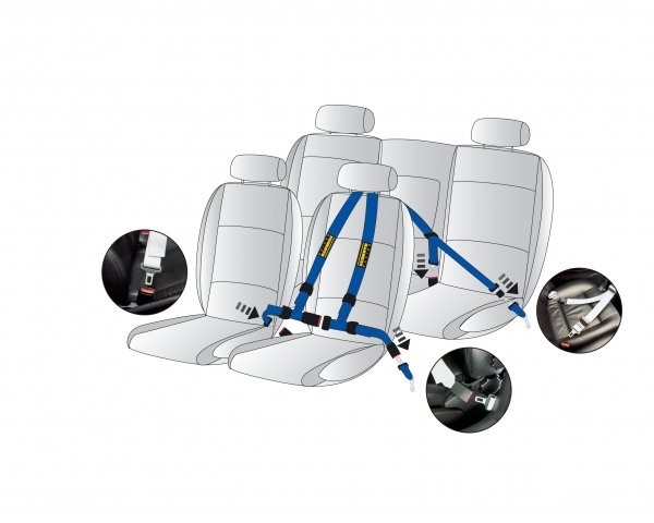 4 Punts Gordels Schroth ASM-QuickFit (VAG) Rood Rechts