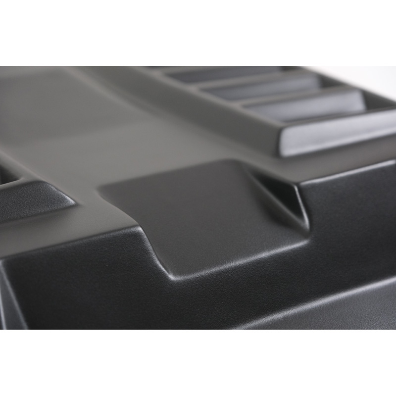 Écope de capot sur mesure pour Nissan Navara NP300 (D23) 2014-2021 - Version 3 - Noir mat