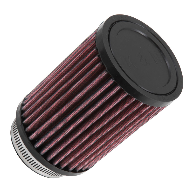 K&N Filtre à Air Universel Cylindrique 64mm raccordement, 89mm diamètre, 127mm hauteur (RD-0710)