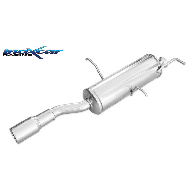 100% Inox Échappement Sport sur mesure pour Peugeot 306 2.0 16v Cabrio 133cv 1997- 1x80mm
