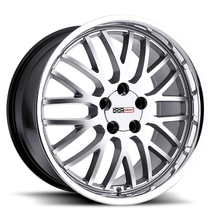 Velgen Cray Manta 17x9 5x120,65 ET50 Zilver + Machined Rand