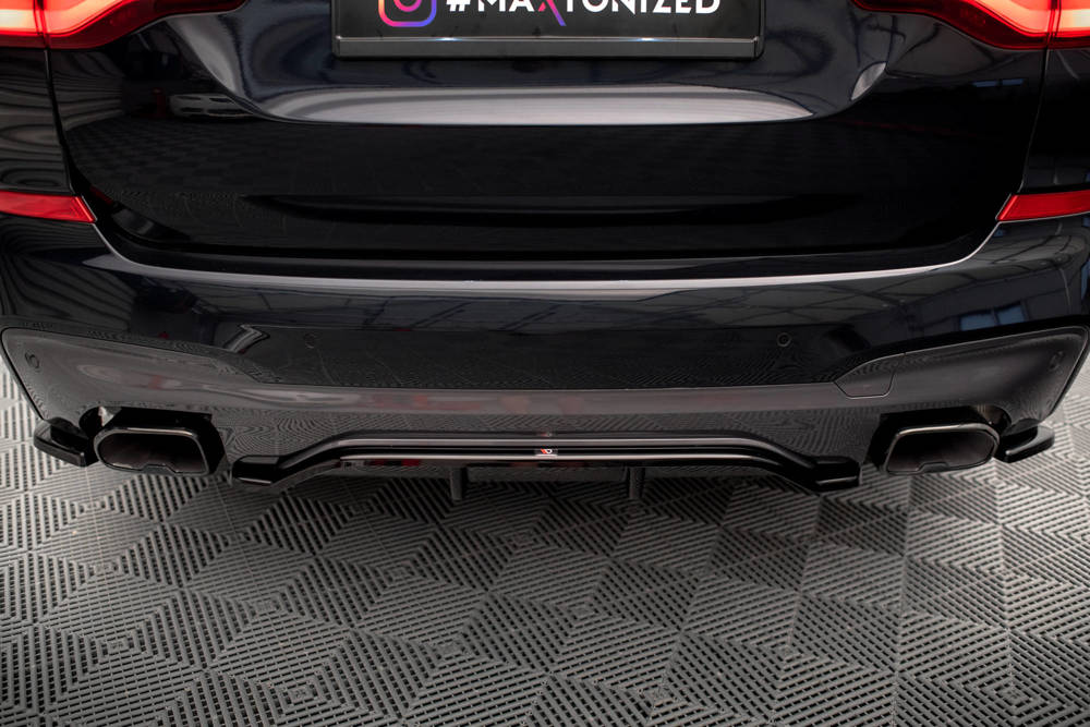 Diffuser BMW X3 M pakket / M40D / M40i G01 Maxton Glans Zwart