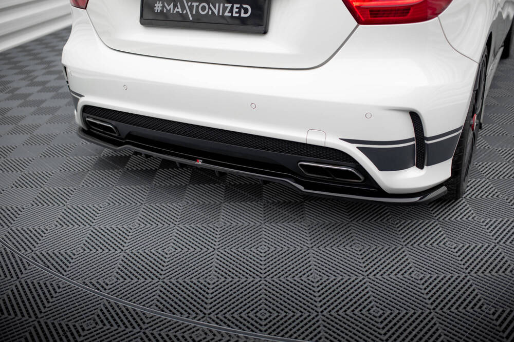 Diffuser Mercedes A45 AMG W176 Maxton Glans Zwart