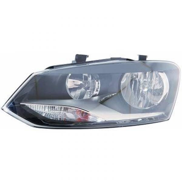 Koplamp links POLO 09->> HELLA H7+H7