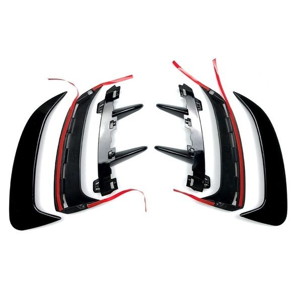 Canards Mercedes A Klasse W177 AMG line Glans Zwart
