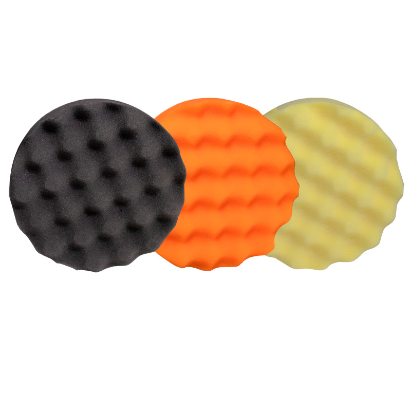 Gecko Tampons de polissage gaufrés 150mm 3-pièces