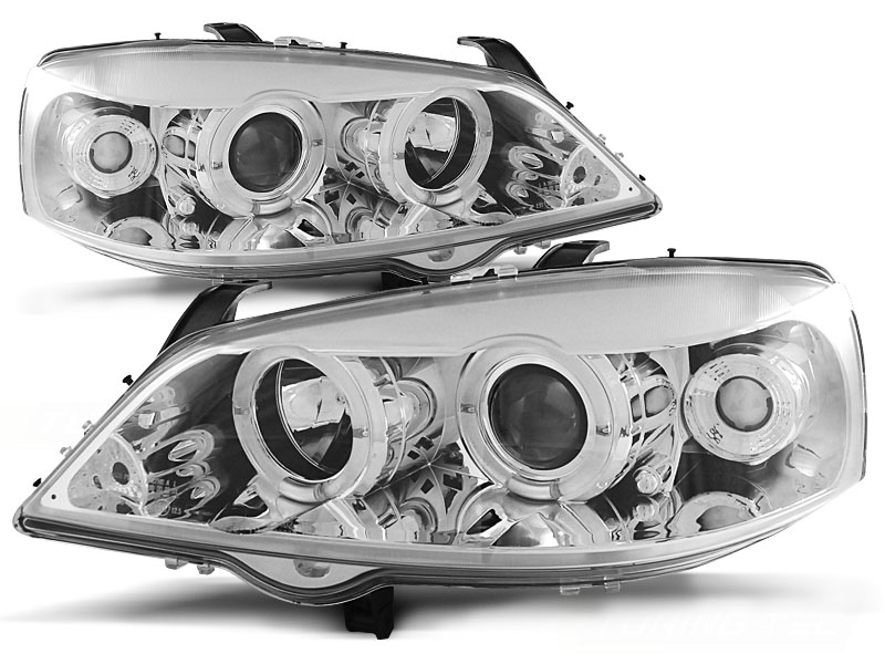 Phares Astra G Angel Eyes chrome