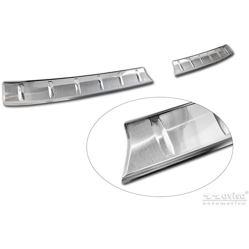 Avisa Protection de Seuil de Coffre Acier Inox sur mesure pour Leapmotor C10 2024- - Argent - 2-pièces