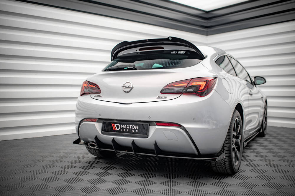 Spoiler Opel Astra J GTC OPC-Line Maxton Glans Zwart