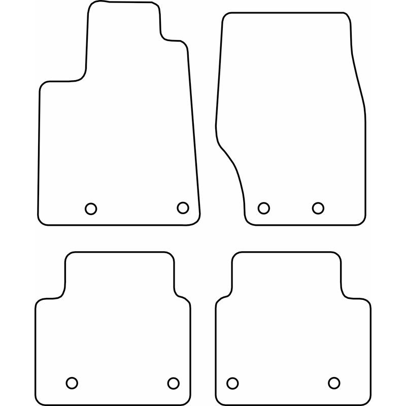 Set de tapis de sol sur mesure pour Jeep Grand Cherokee V 2021-