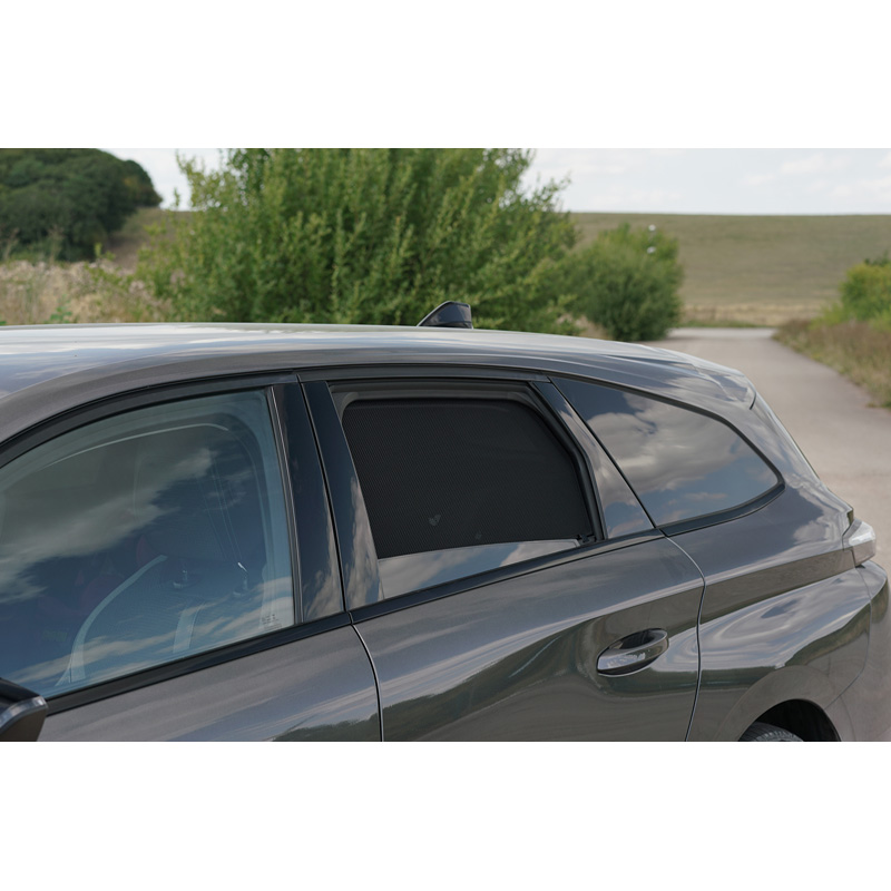 Set de Car Shades (portes arrières) sur mesure pour Peugeot 308 III SW 2021- (2-pièces)
