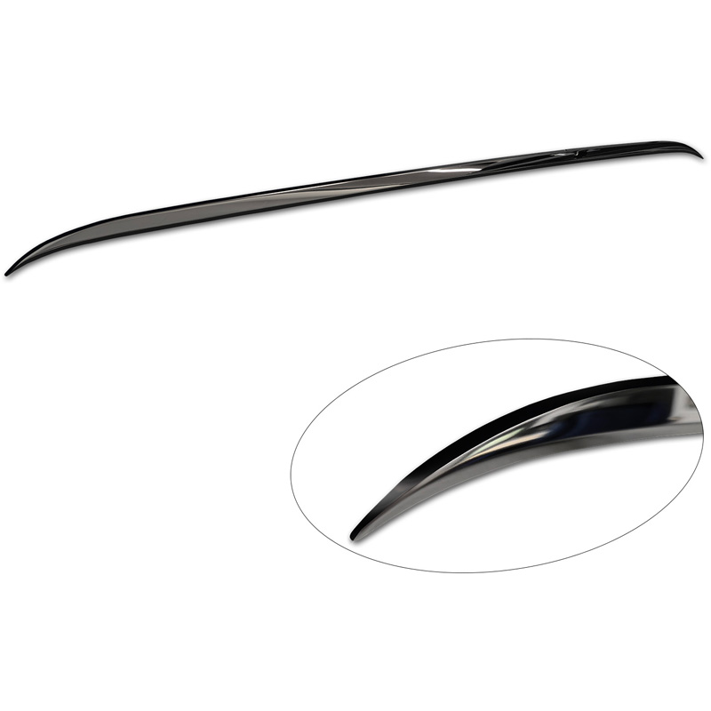 Avisa Moulure de hayon en Inox Noir Chrome sur mesure pour Volkswagen Mulivan T7 2021-