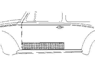 deurplaat, rechts VW Kever