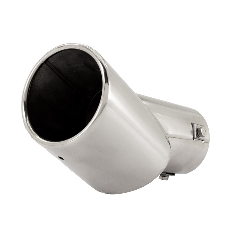 Simoni Racing Embout d'Échappement Ovale Inox - 116x86xL180mm - Montage 46->74mm