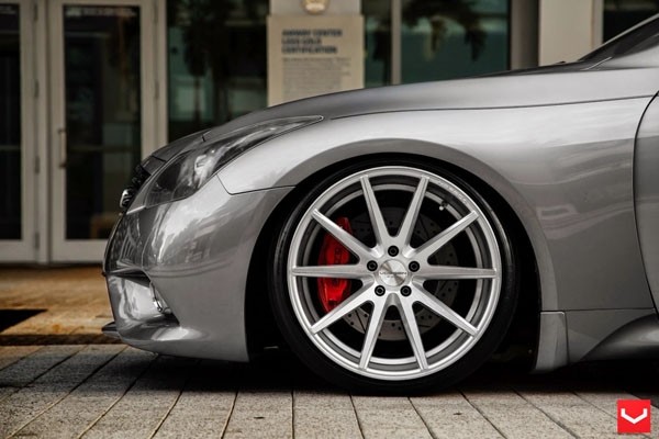 Vossen VFS1 10.5x21 5x114 ET45 Silver Brushed Deep Face