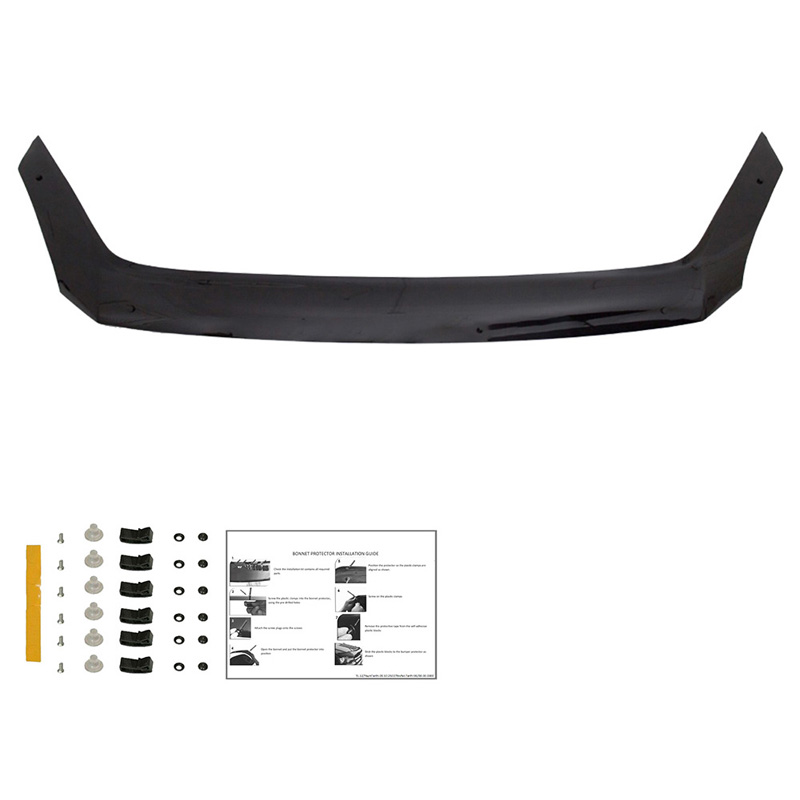 Protection du capot sur mesure pour Volkswagen Crafter MK1 & MK1 Facelift 2006-2016 - Noir brillant