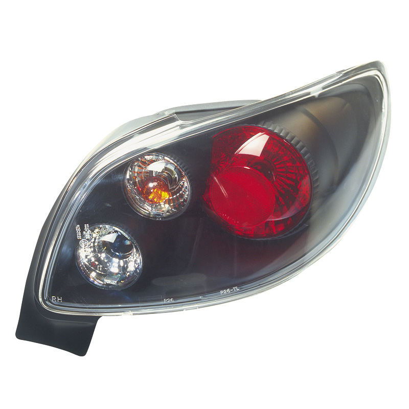 Set de Feux Arrière sur mesure pour Peugeot 206 CC - Noir