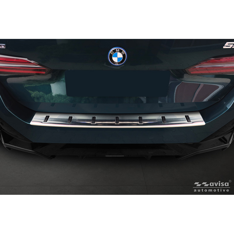 Avisa Protection de seuil arrière inox sur mesure pour BMW Série 5 Touring (G61) 2024- incl. M-Sport 'STRONG EDITION'
