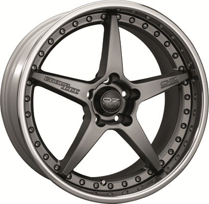 Velgen OZ Crono III matt graphite silver 9.5x20 inch 5x120 ET32