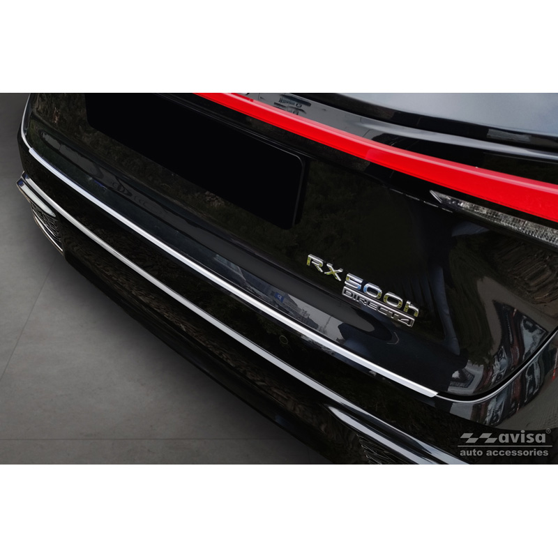 Protection de seuil arrière inox sur mesure pour Lexus RX V 2022-