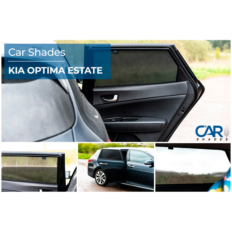 Set de Car Shades (portes arrières) sur mesure pour Kia Optima Sportswagon 2016-2020 (2-pièces)