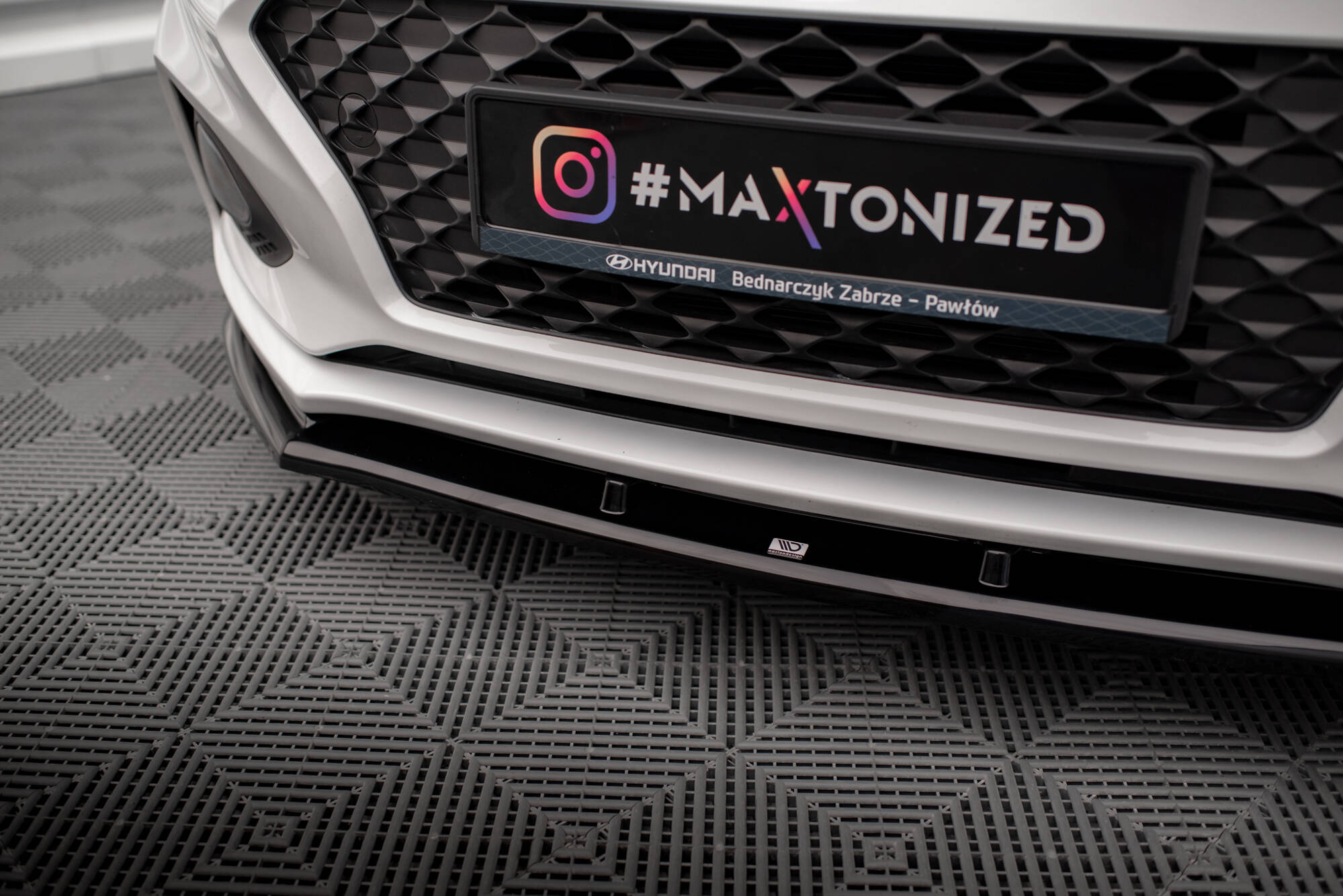 Bodykit Hyundai I20 MK2 Facelift Maxton Glanzend zwart