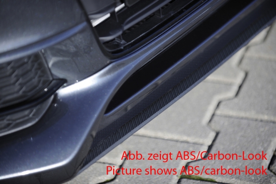 Front Splitter Audi A4/S4 Rieger 2012 ABS Carbon Look