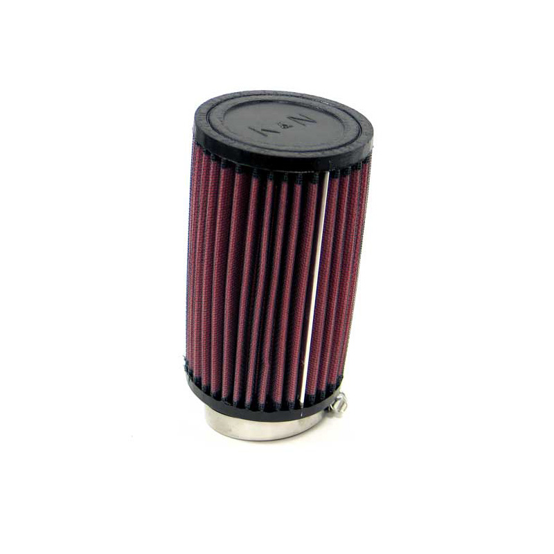 K&N Filtre à Air Universel Cylindrique 57mm raccordement, angle 10 degrés, 89mm diamètre, 152mm hauteur (RU-1090)