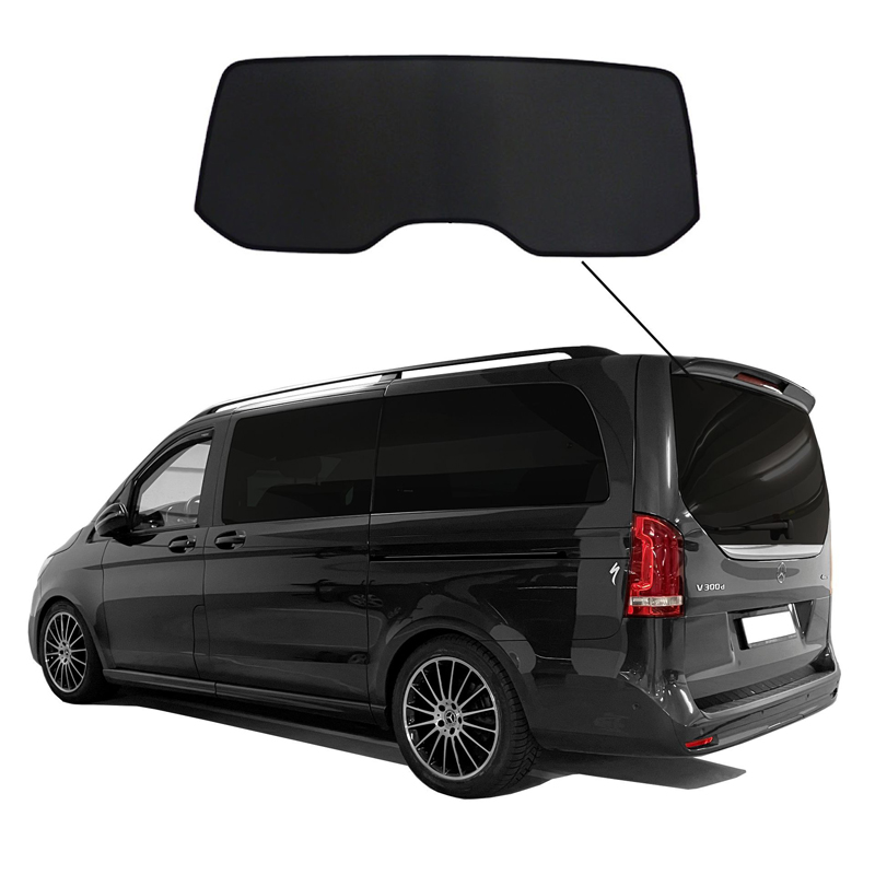 SunClip Protection visuelle & solaire sur mesure pour Mercedes Classe-V W447 2014-2024 (seulement hayon arrière)