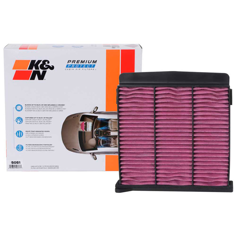 K&N Filtre à Air d'Habitacle Jetable Premium sur mesure pour Mitsubishi divers modèles (DVF5051)