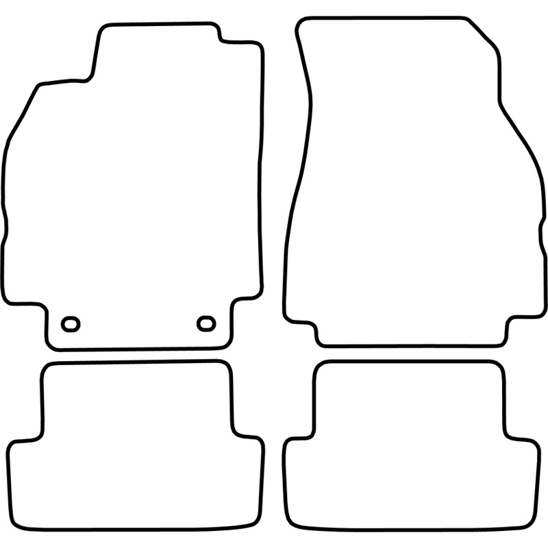 Set de tapis de sol sur mesure pour Renault Megane 1996-2003