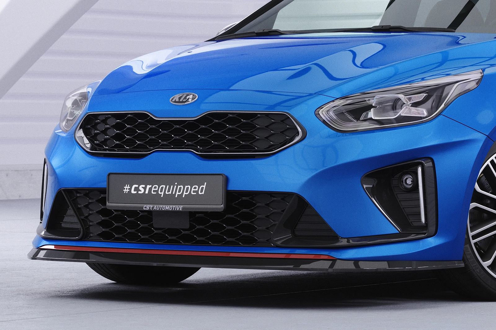 Voorspoiler Kia Ceed / ProCeed (CD) GT Glans Zwart – 2018–2021