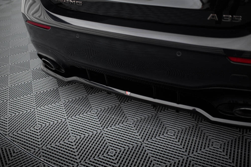Zijskirts Mercedes A35 AMG Maxton Glans Zwart