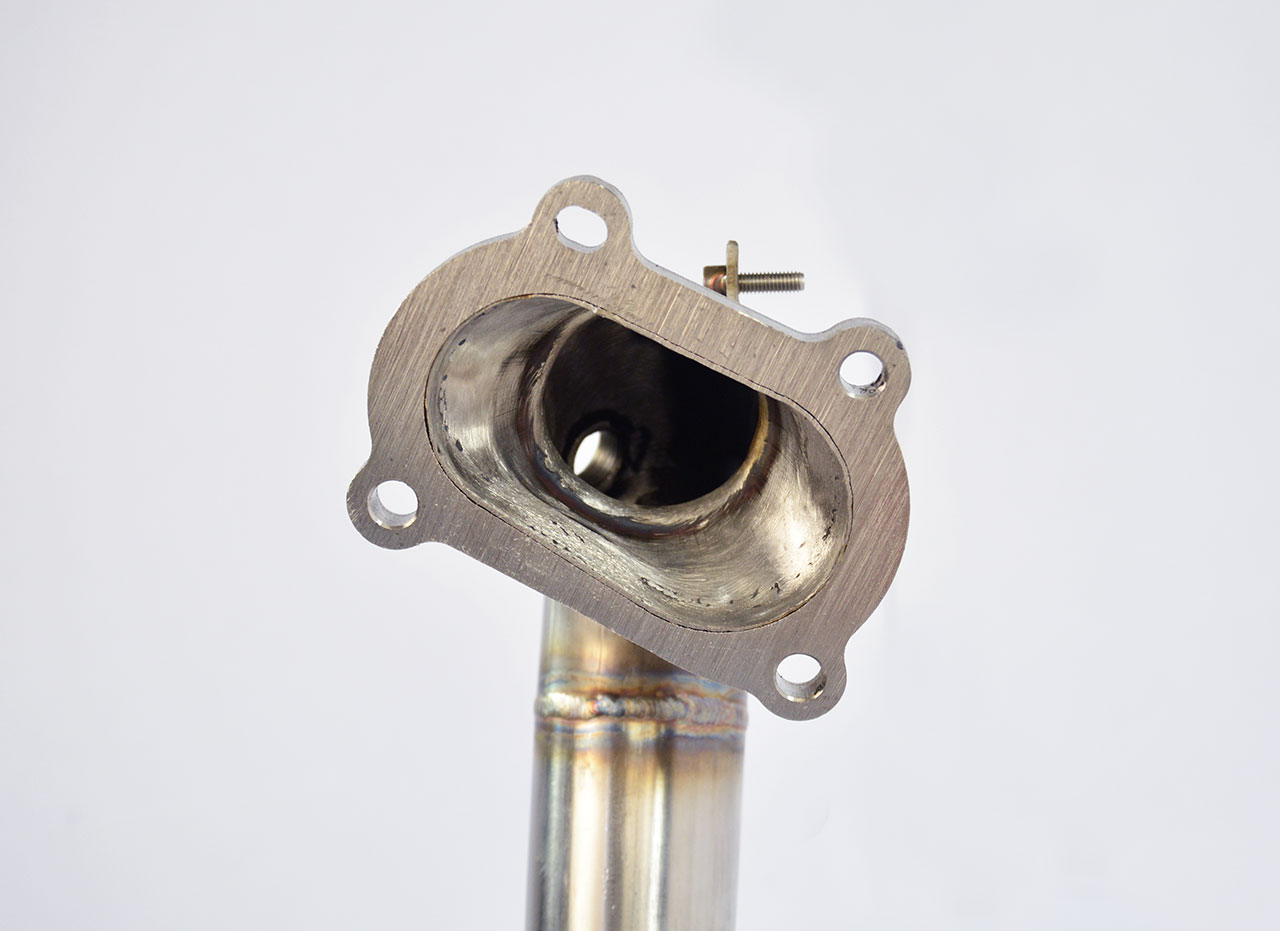595 ABARTH 1.4T (145 Hp) (Ø65 with valve) 2015 Turbo downpipe kit (Replaces catalytic converter)
