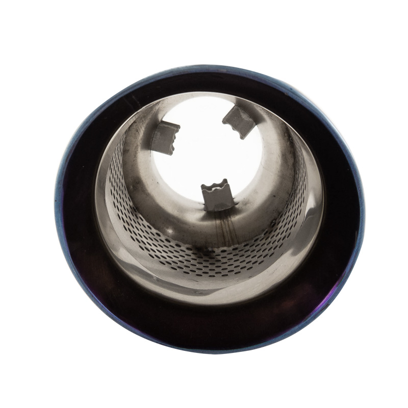 Simoni Racing Embout d'Échappement Rond/Oblique Ti-Tip - Ø114xL210mm - Montage ->60mm